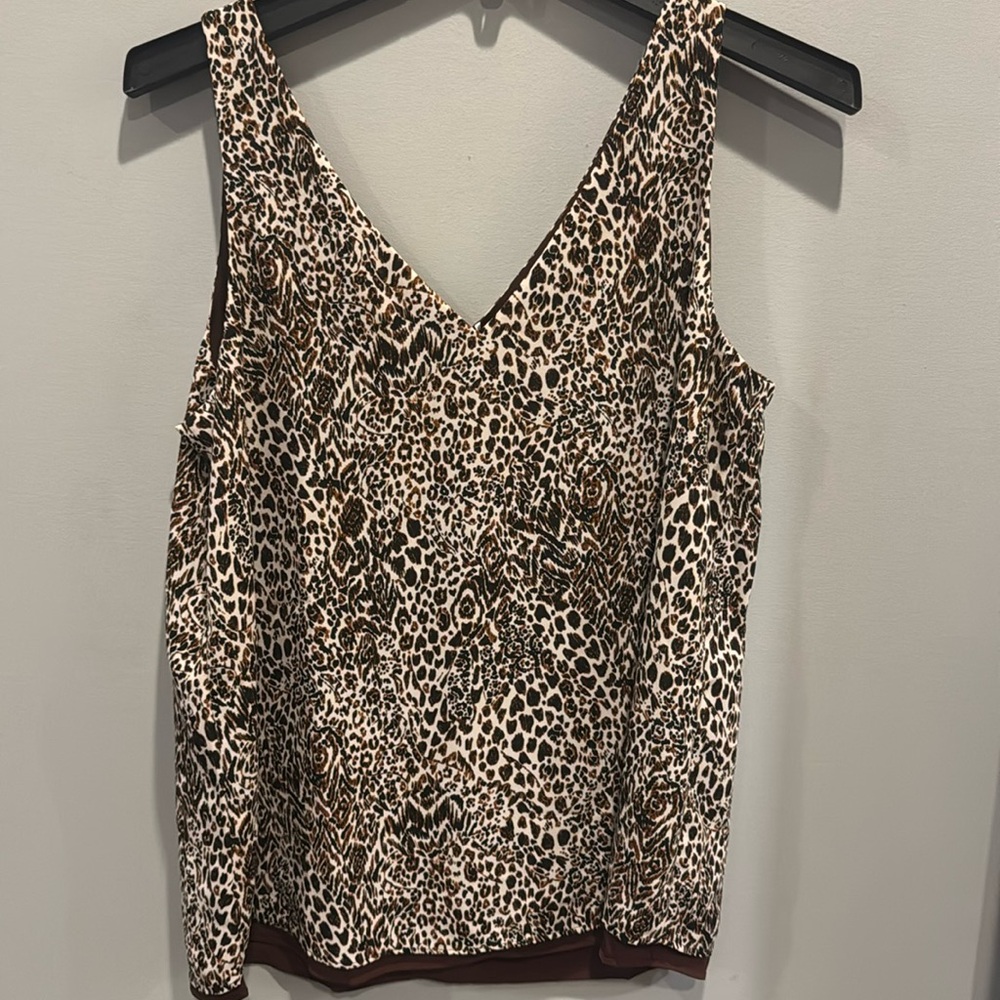 New Lilly Pulitzer cheetah print tank top